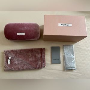 Miu Miu sunglasses case set
